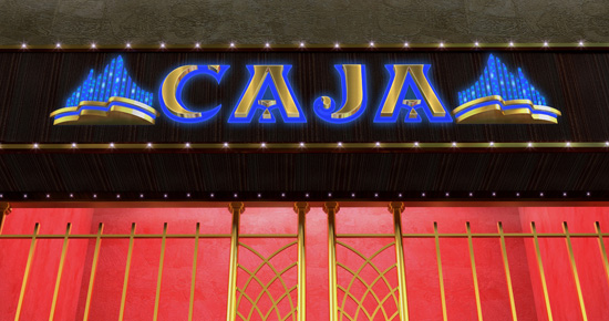 render interior casino sector caja