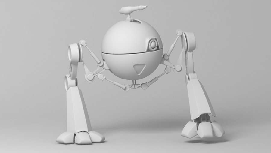 modelado 3d robots